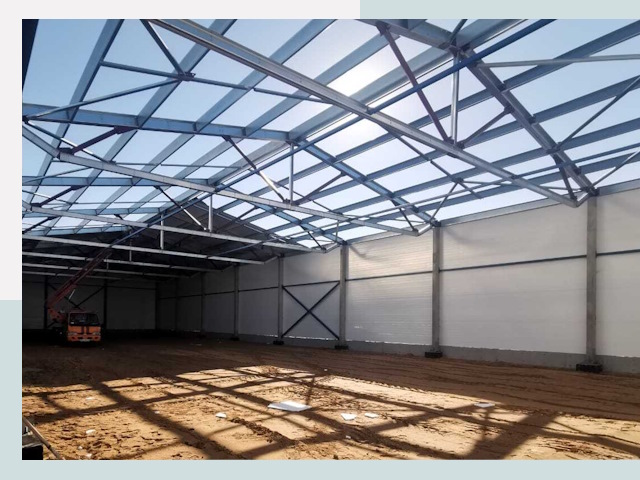 Строительство сенохранилищ в Костроме