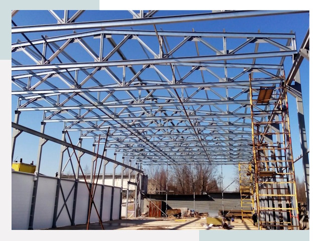 Строительство цехов в Кострома от 613 руб. под ключ