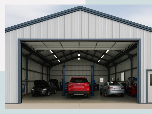 Ангары из сэндвич панелей от 613 руб. в Кострома