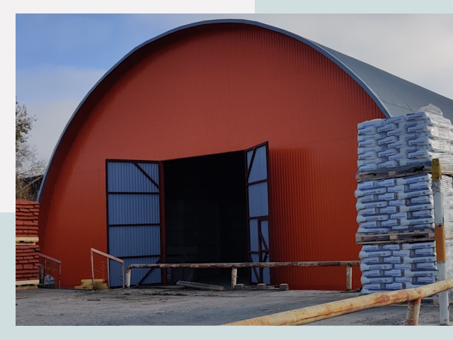 Полукруглые ангары по цене от 613 руб. в Кострома