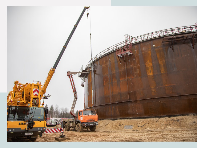 Монтаж резервуаров в Костроме от 613 руб. за м³