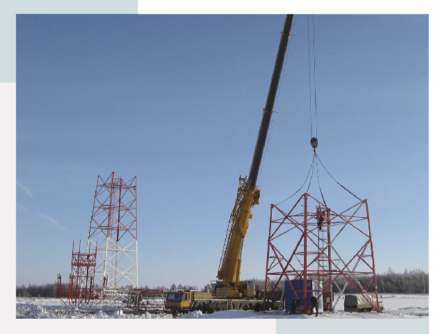 Монтаж вышек связи в Костроме