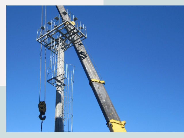 Монтаж осветительных мачт в Кострома от 613 руб.