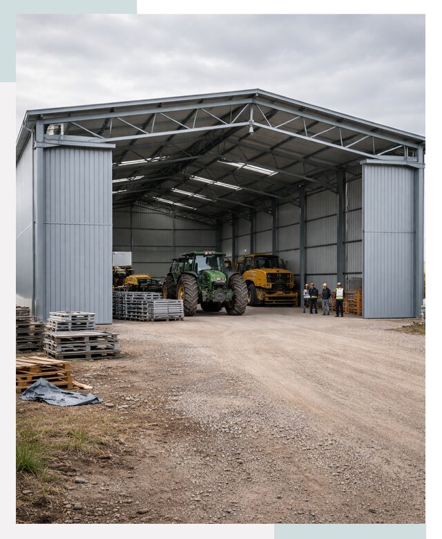 Ангары для сельхозтехники в Костроме от 20418 р. | СтальСтрой-Кст