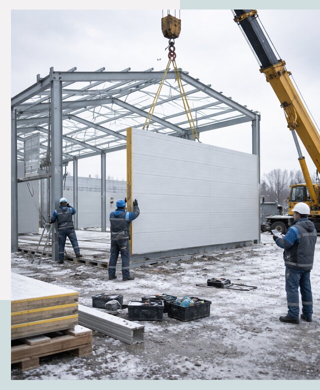 Строительство холодильных складов под ключ в Костроме