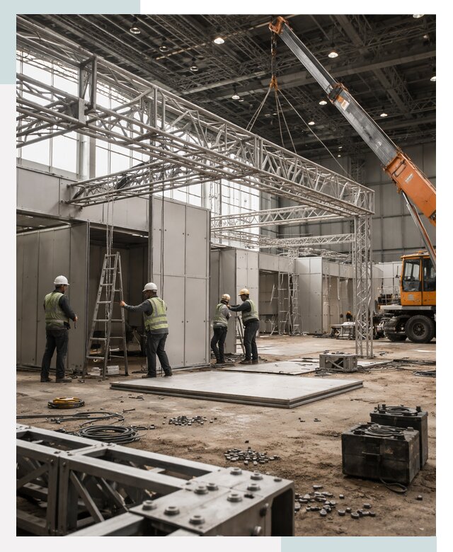 Строительство выставочных павильонов в Костроме от 35732 р.| СтальСтрой-Кст