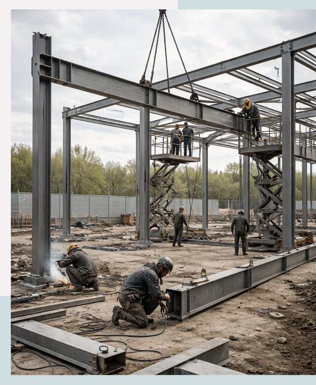 Строительство выставочных павильонов из металлоконструкций в Костроме