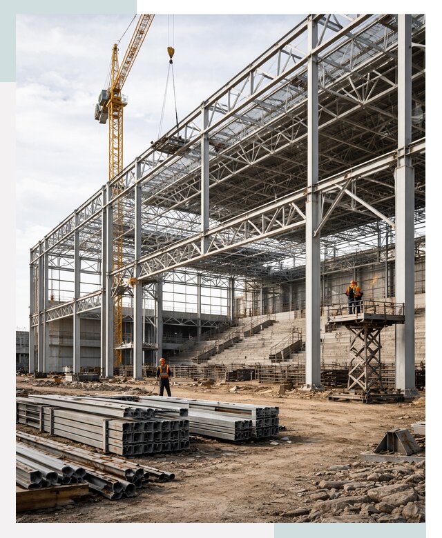 Строительство спортивных комплексов в Костроме от 30627 р. | СтальСтрой-Кст