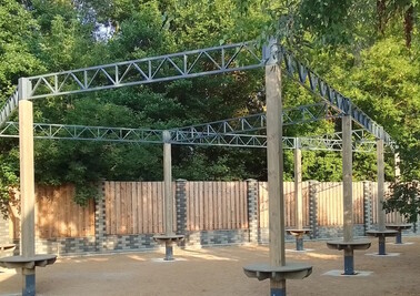 Терраса из металлоконструкций под ключ, проектирование, изготовление и монтаж от СтальСтрой-Кст